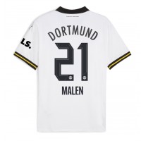 Maglia Calcio Borussia Dortmund Donyell Malen #21 Terza Divisa 2024-25 Manica Corta